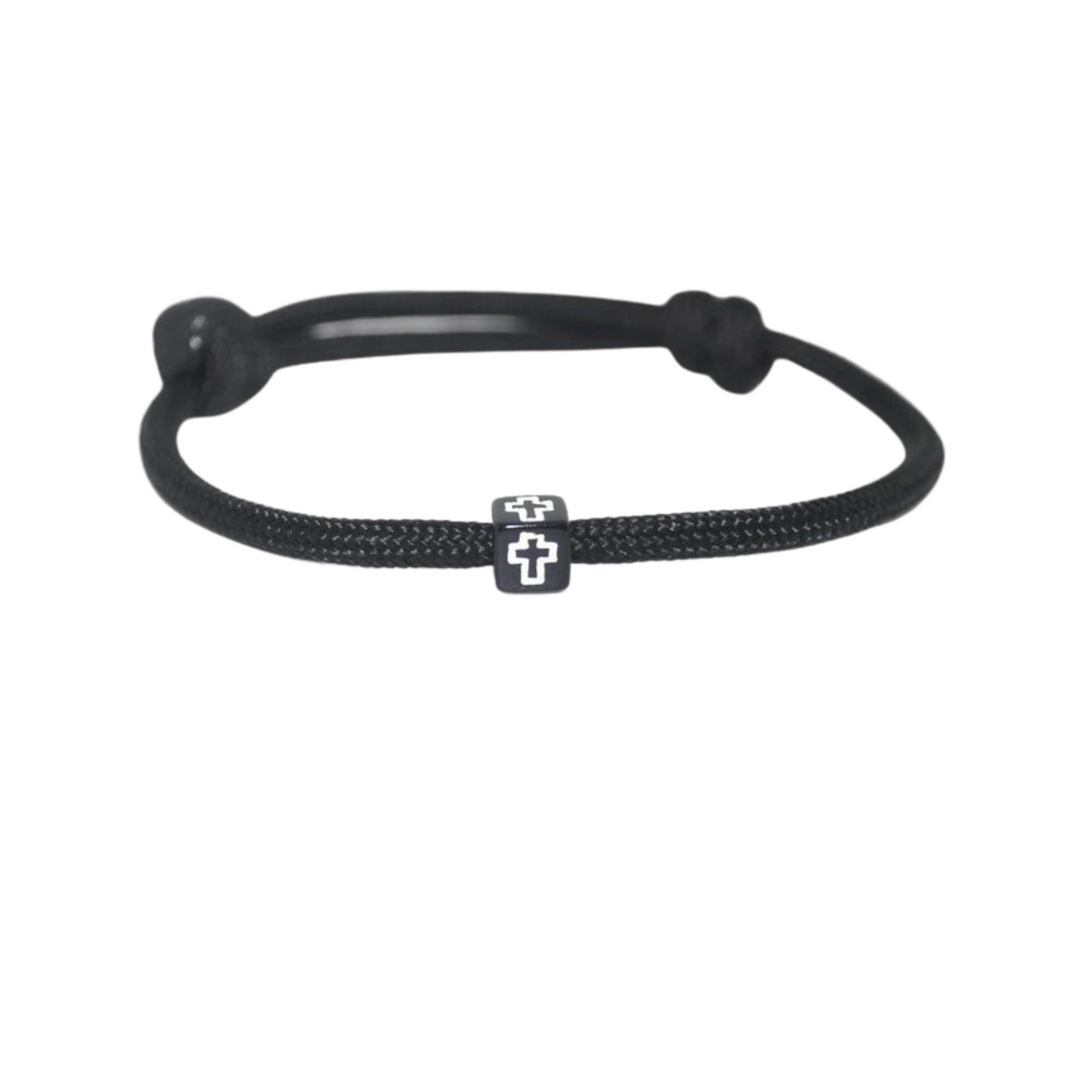Cross Paracord Bracelet and 1 Corinthians 1:18 scripture note card