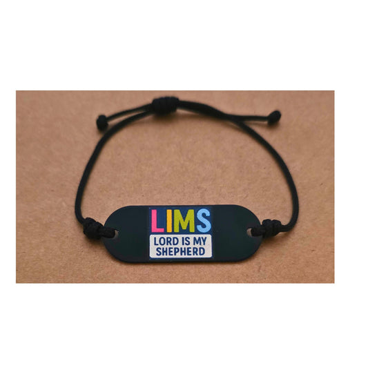 LIMS™ “Lord Is My Shepherd” Adjustable Tag Bracelet – Faith & Encouragement Gift