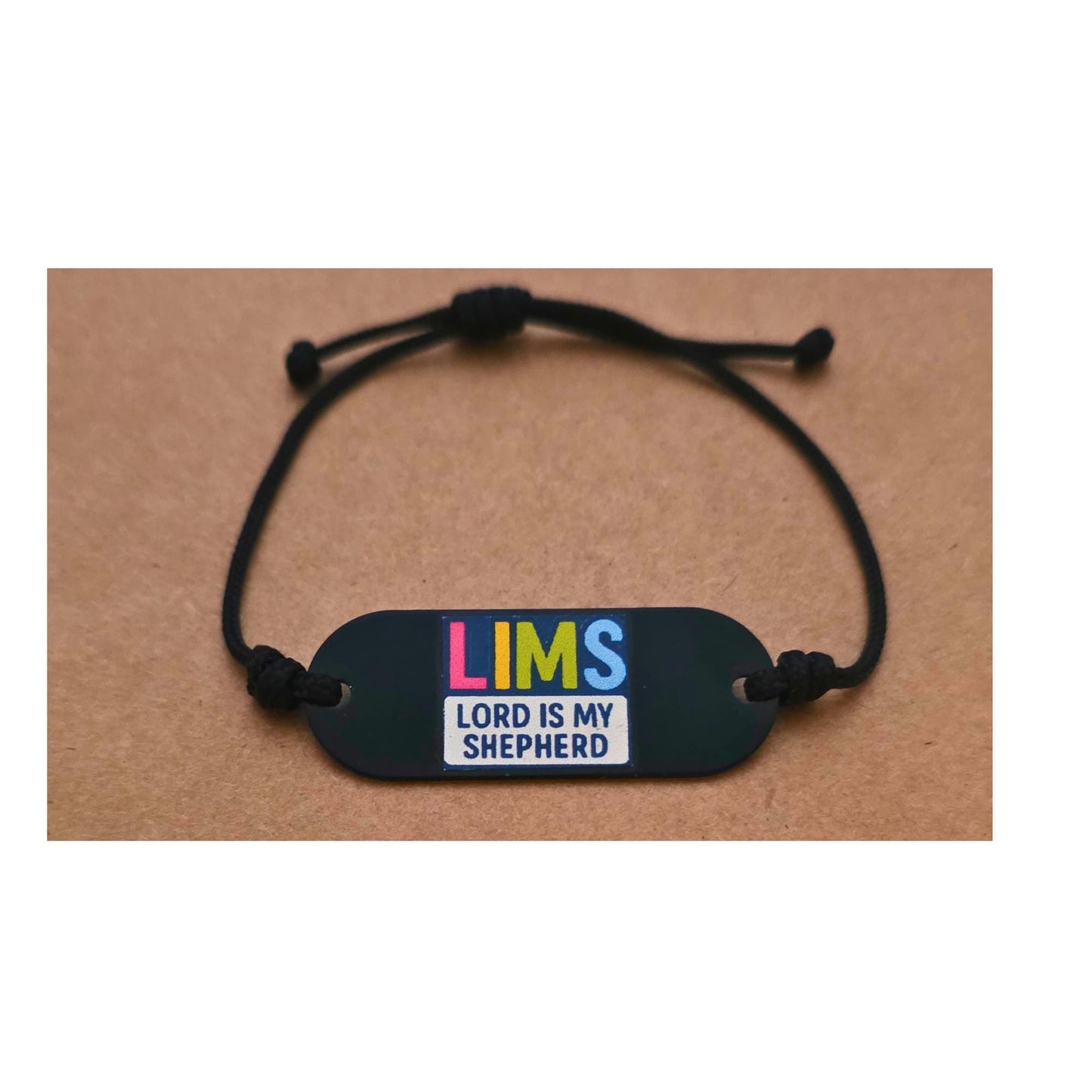 LIMS™ “Lord Is My Shepherd” Adjustable Tag Bracelet – Faith & Encouragement Gift