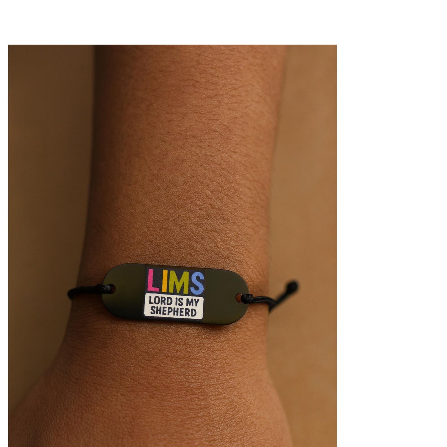 LIMS™ “Lord Is My Shepherd” Adjustable Tag Bracelet – Faith & Encouragement Gift